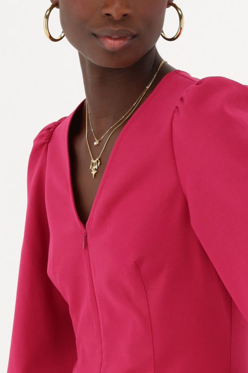 Pink top with zipper | My Jewellery