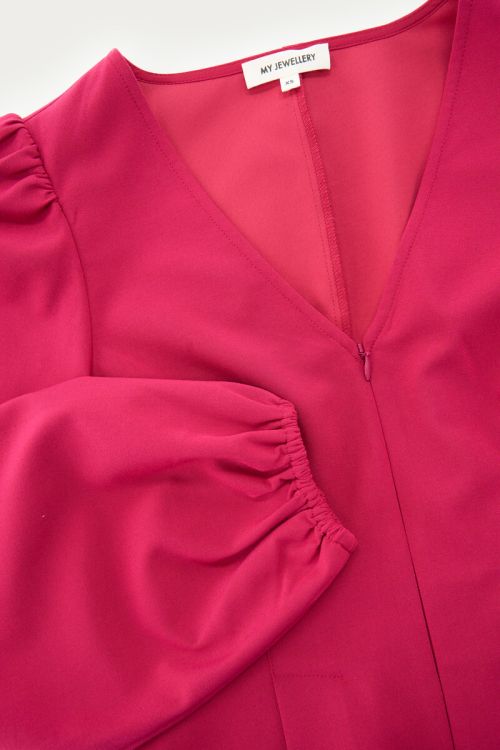 Pink top with zipper | My Jewellery