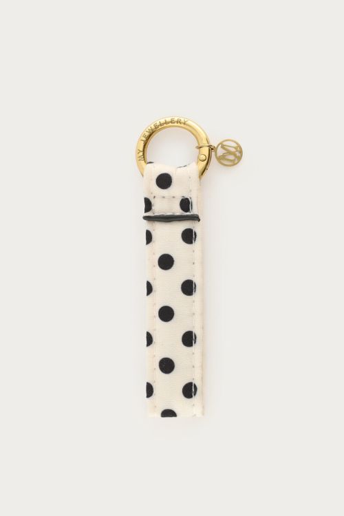 Polka dot key ring