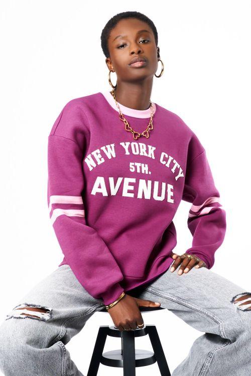 Purple sweater "5th Avenue" | My Jewellery