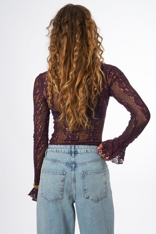 Purple lace top | My Jewellery
