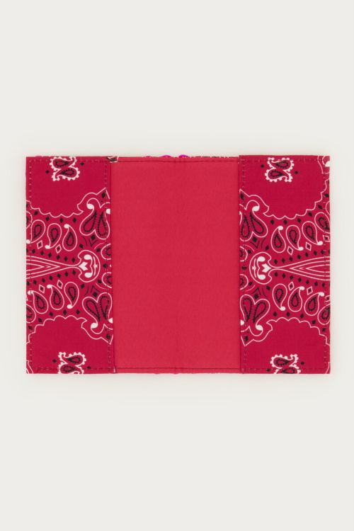 Purple passport cover with bandana print | My Jewellery