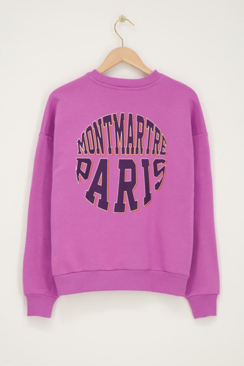 Purple sweatshirt "Montmartre Paris" | My Jewellery