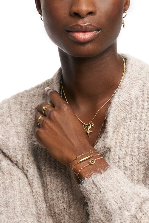 Bracelet with five open clovers | My Jewellery
