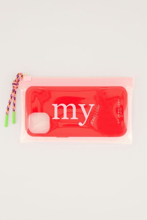 Rood telefoonhoesje