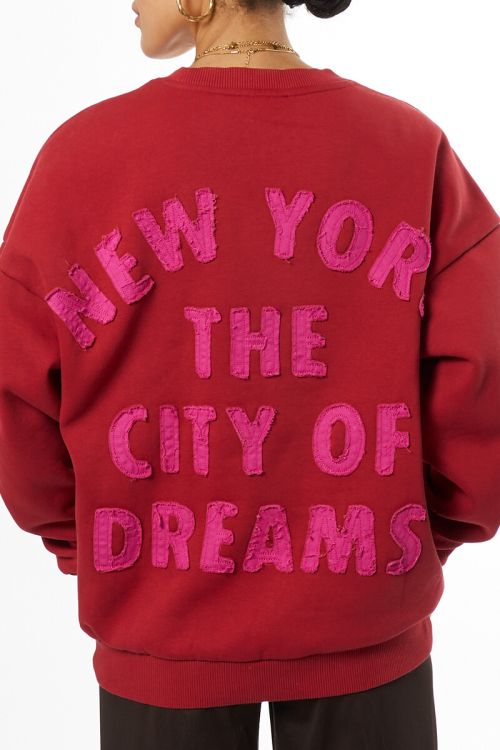 Red sweater "City of dreams" | My Jewellery