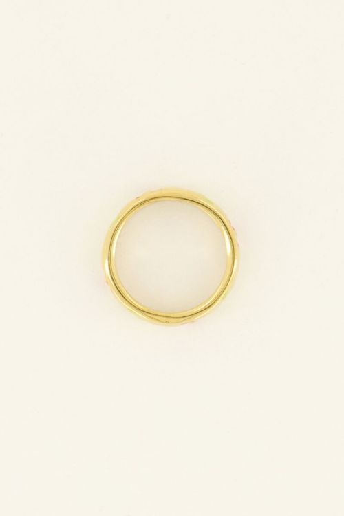 Casa fiore ring met roze bloemen | My Jewellery