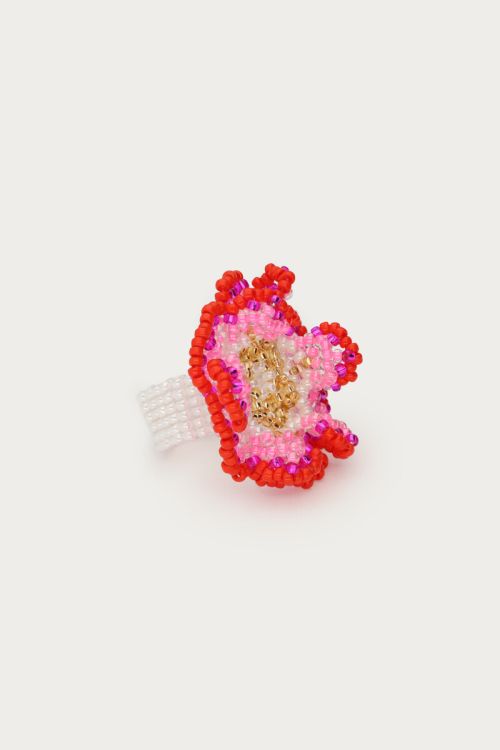 Ring with double miyuki flower | My Jewellery