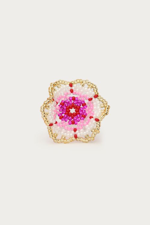 Ring with miyuki flower | My Jewellery