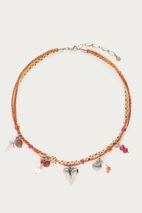 Rope necklace with Indian Summer charms | My Jewellery