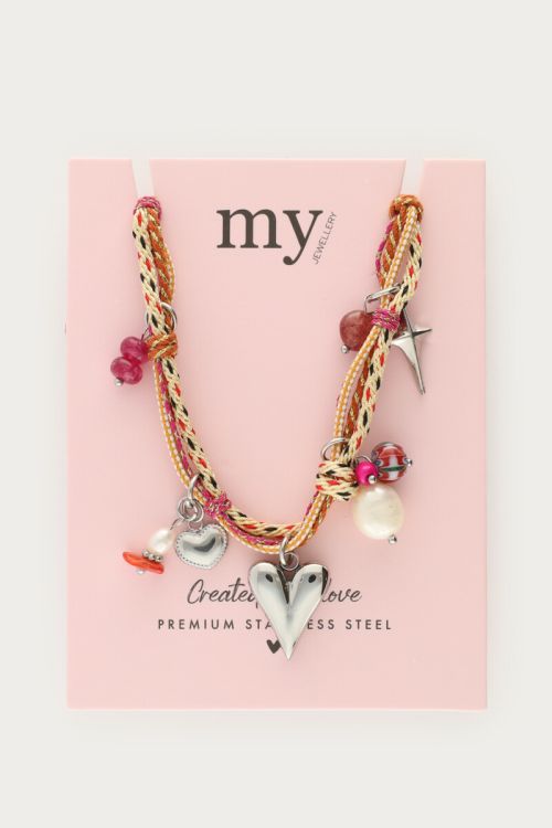 Rope necklace with Indian Summer charms | My Jewellery