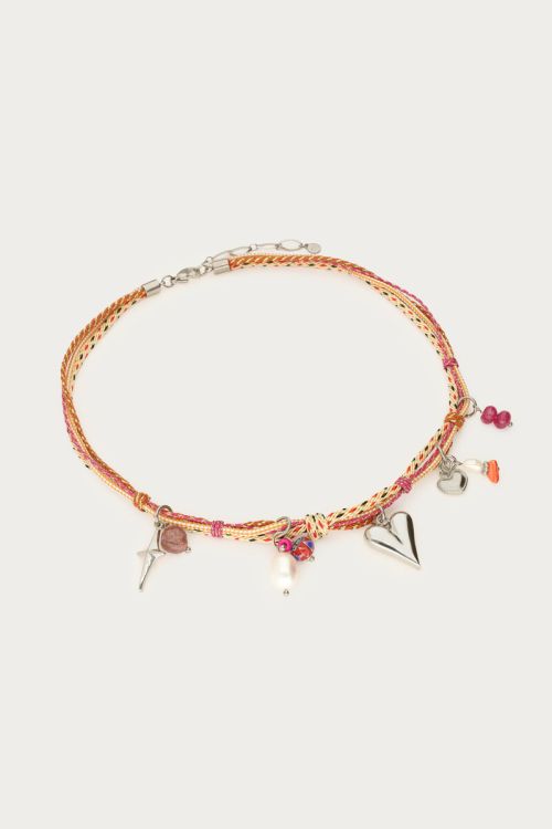 Rope necklace with Indian Summer charms | My Jewellery