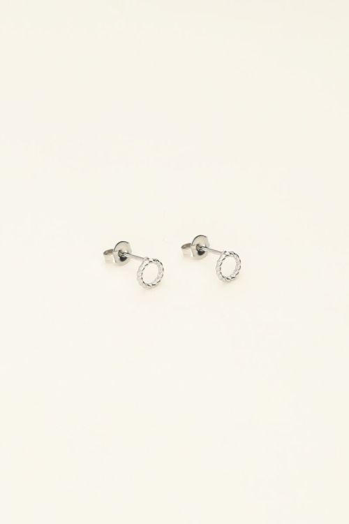 Round embossed studs | My Jewellery