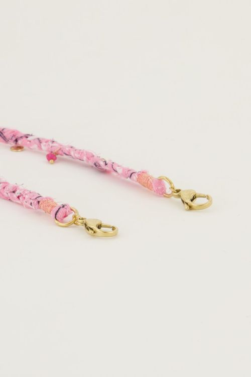 Roze bandana telefoonkoord | My Jewellery