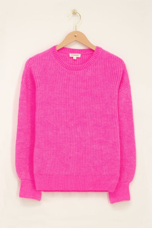 Oversized shop trui gebreid