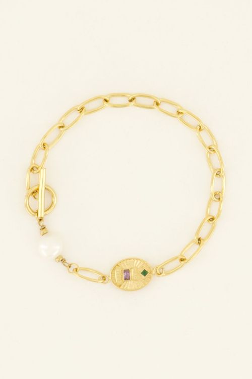Casa fiore armband met Ciao Bella bedel | My Jewellery