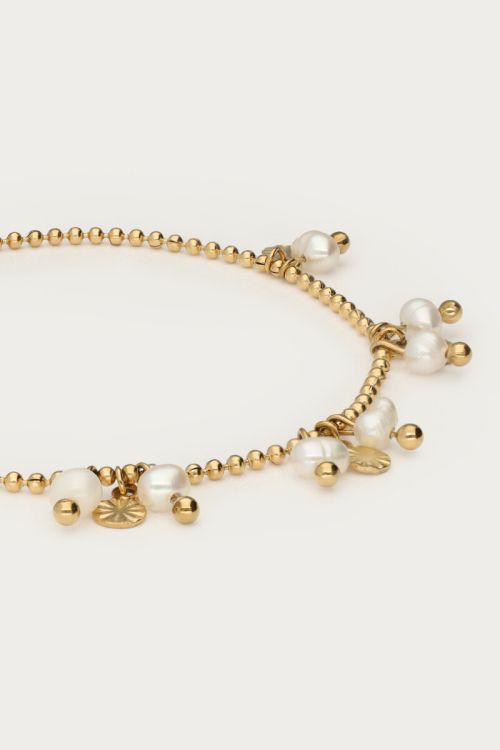 Shapes freshwater pearls & circles bracelet | My Jewellery