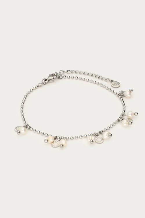 Shapes freshwater pearls & circles bracelet | My Jewellery