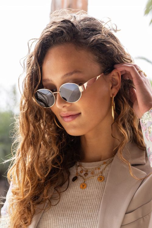 The Billie gold coloured sunglasses | My Jewellery