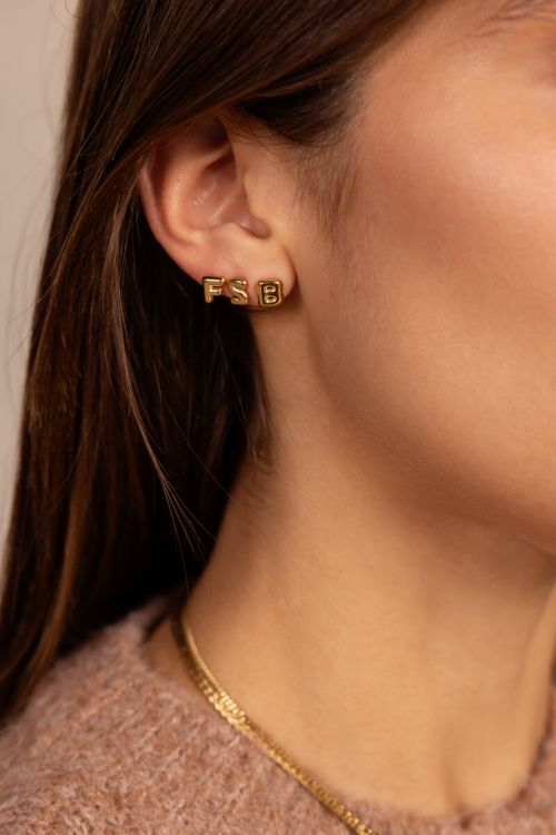 Initial earring single | My Jewellery