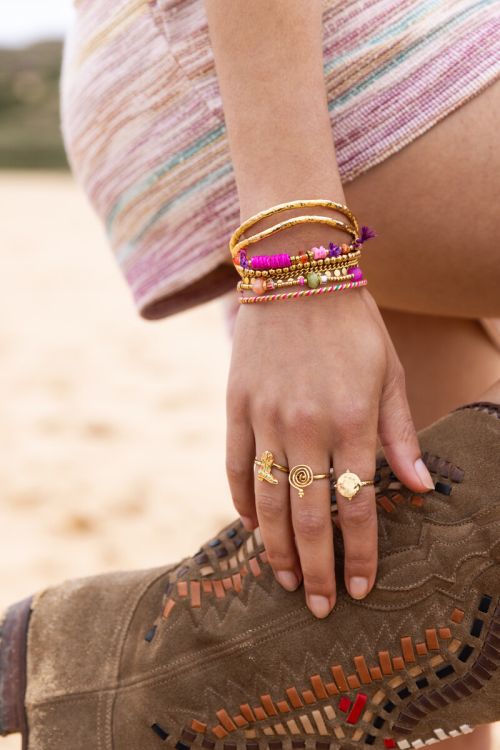 Nomads bangle organisch met structuur