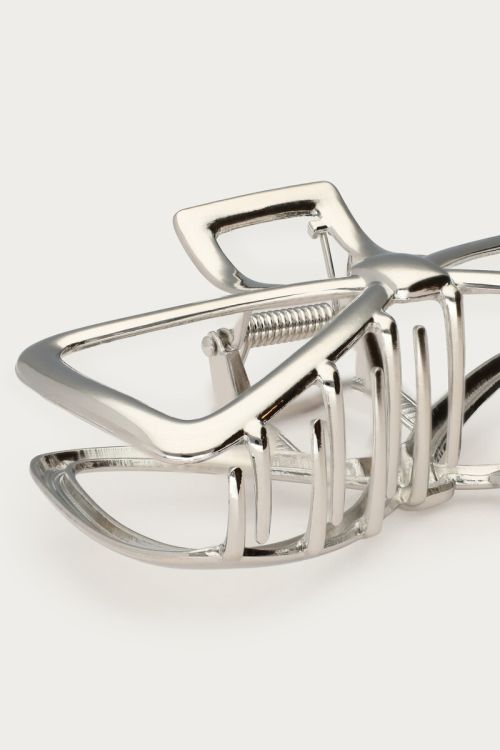 Silver bow hair clip | My Jewellery