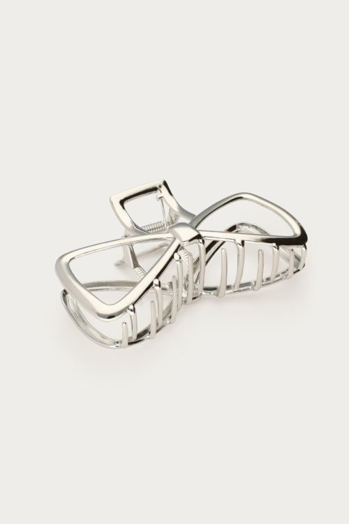 Silver bow hair clip | My Jewellery