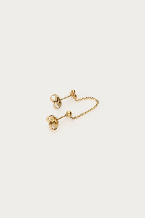 Single stud dots with chain | My Jewellery