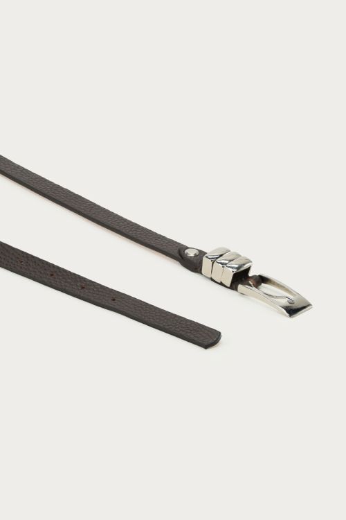 Small black leather belt | My Jewellery