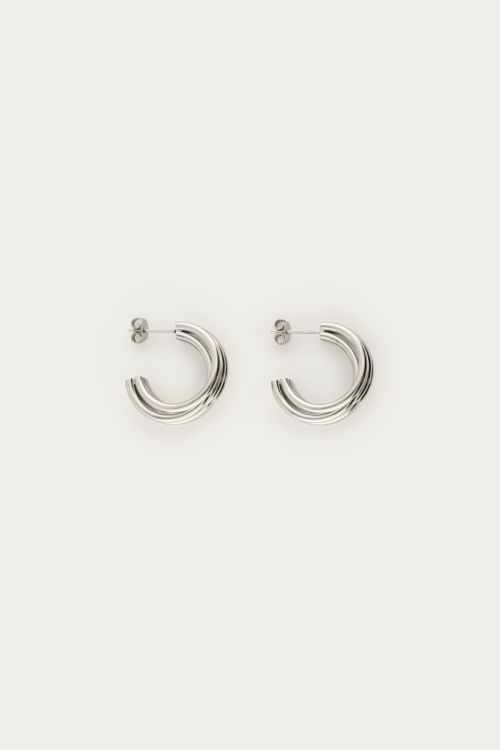 Earrings with multi rows small