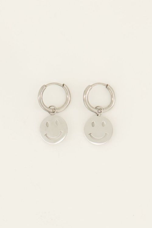 Oorringen met smiley | My Jewellery
