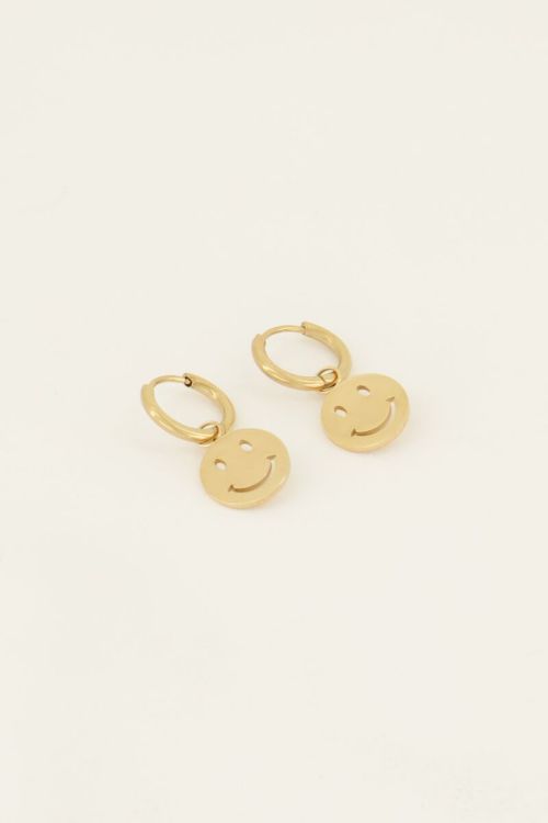 Oorringen met smiley | My Jewellery