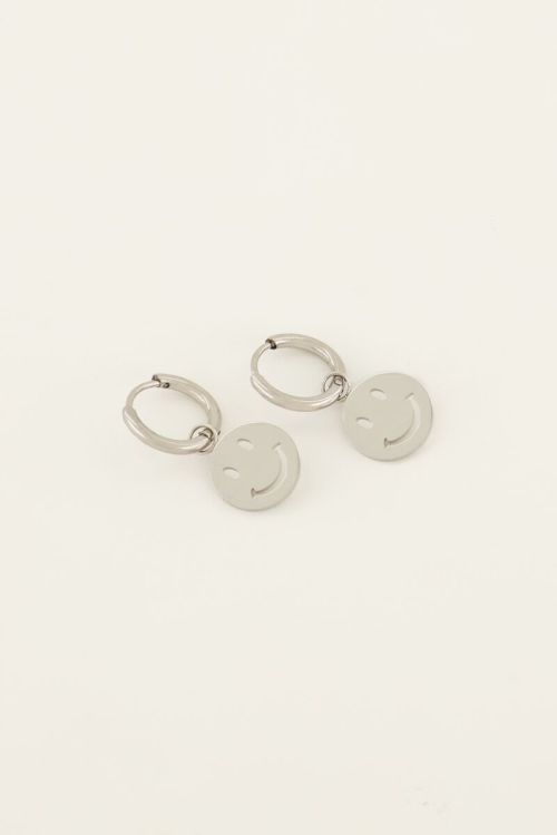 Oorringen met smiley | My Jewellery