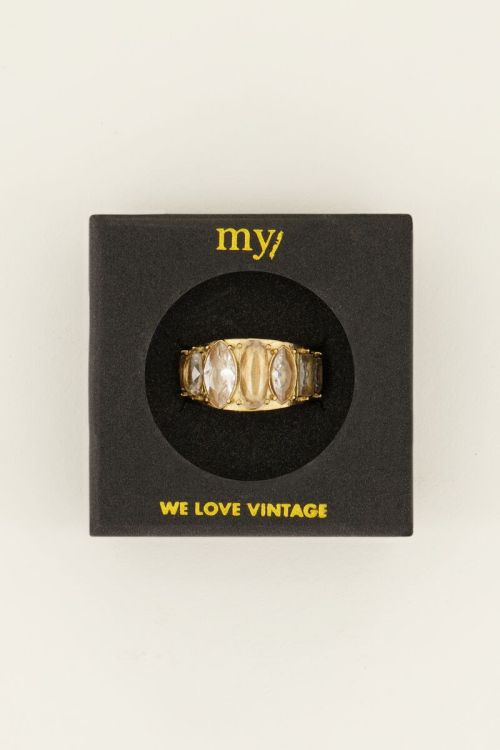 Souvenir ring met stenen | My Jewellery