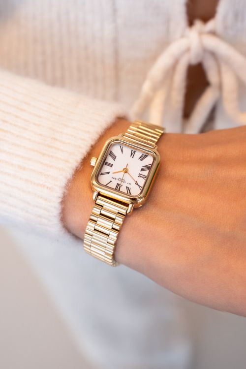 Quadratische Uhr vintage
