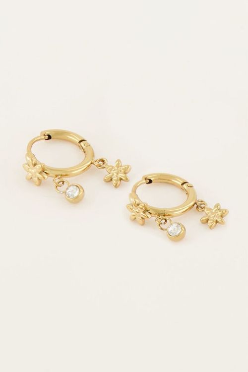 Starmood oorring met bloem | Oorbel | My Jewellery