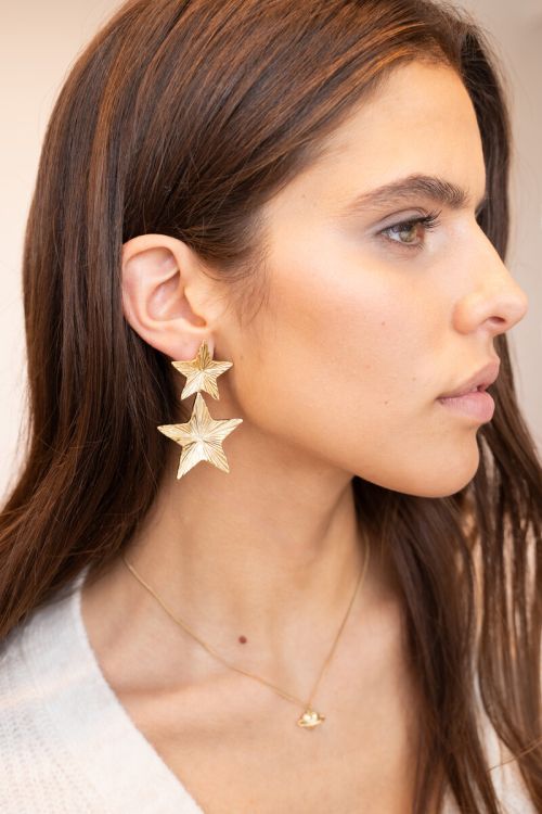Starry drop earrings with statement stars My Jewellery