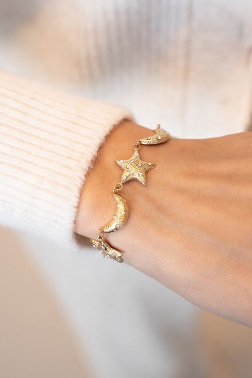 Starry chain bracelet with moons & stars | My Jewellery