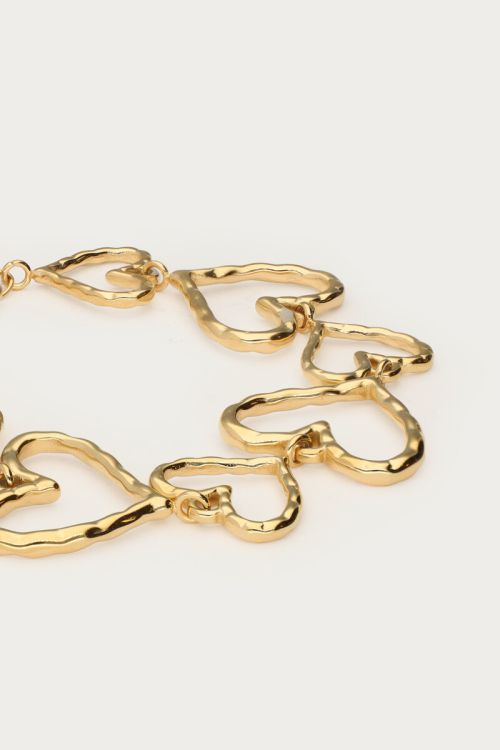 Statement bracelet with open hearts | My Jewellery