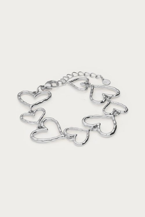 Statement bracelet with open hearts | My Jewellery