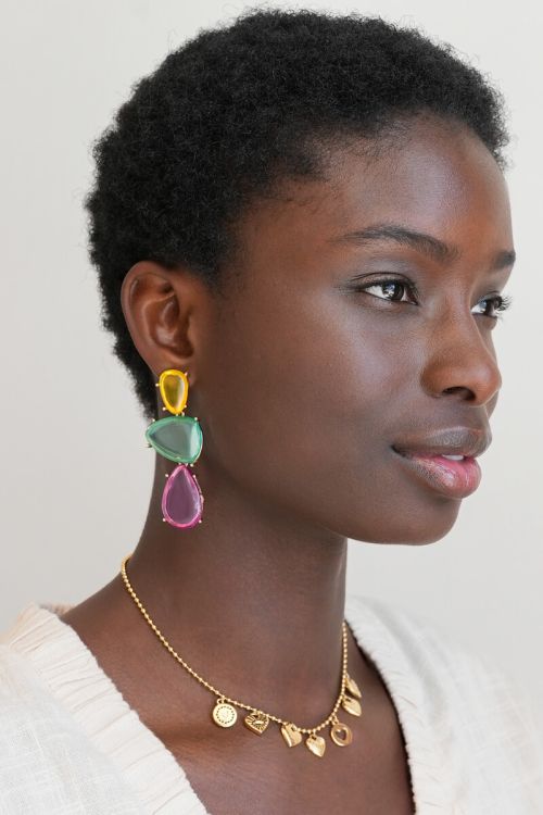 Statement earrings green | My Jewellery