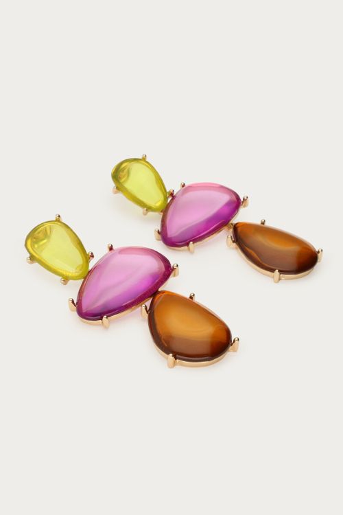 Statement earrings purple | My Jewellery