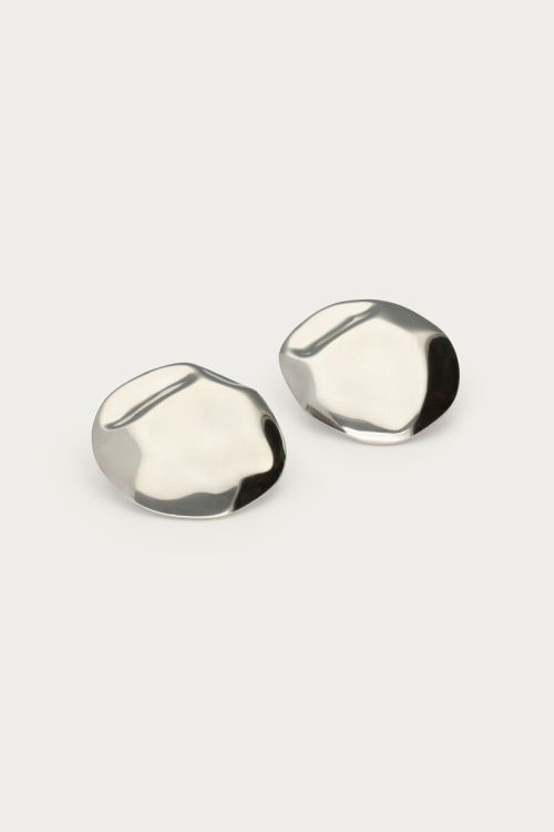 Statement earrings round button | My Jewellery