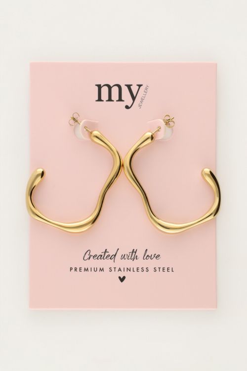 Statement earrings organic thin | My Jewellery