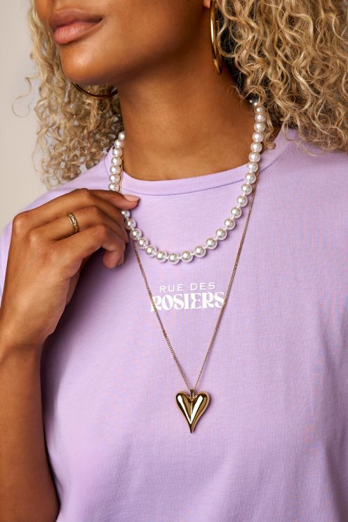 Statement necklace with faux pearls | My Jewellery