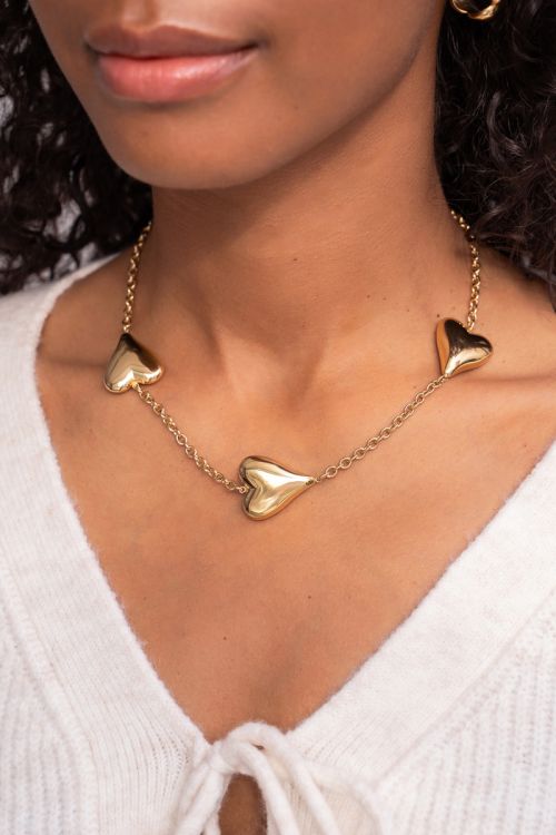 Statement necklace with hearts | My Jewellery
