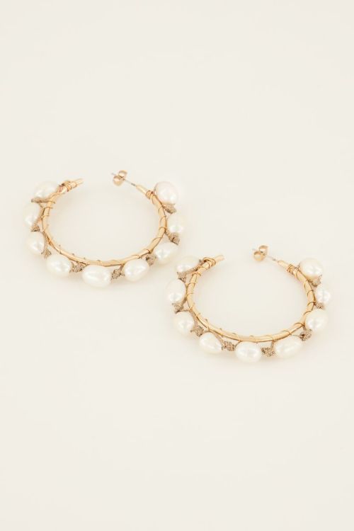 Statement oorringen met parels | My Jewellery