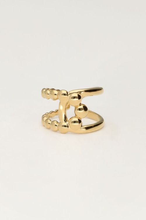 Statement ring crossed