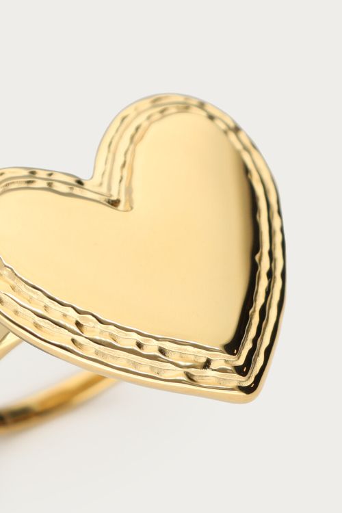 Statement ring with large heart | My Jewellery
