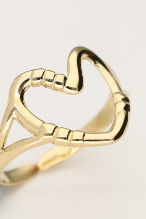 Statement ring with open heart | My Jewellery